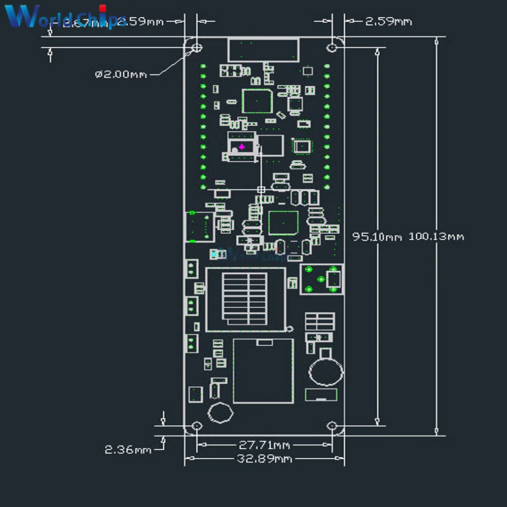 ESP32 WiFi Bluetooth Modul LoRa GPS NEO-6M SMA mit 0,96 Inch OLED – Bild 4