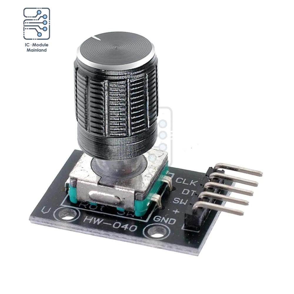 KY-040 Drehgeber Ziegel Sensor Modul Potentiometer mit 15x17mm Welle Dreh D Typ Encoder knopf (5 Stück)
