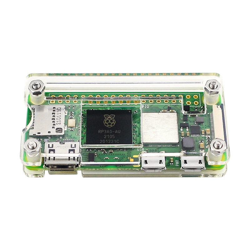 Raspberry Pi Zero 2 W Acrylgehäuse, transparente Schale – Bild 5