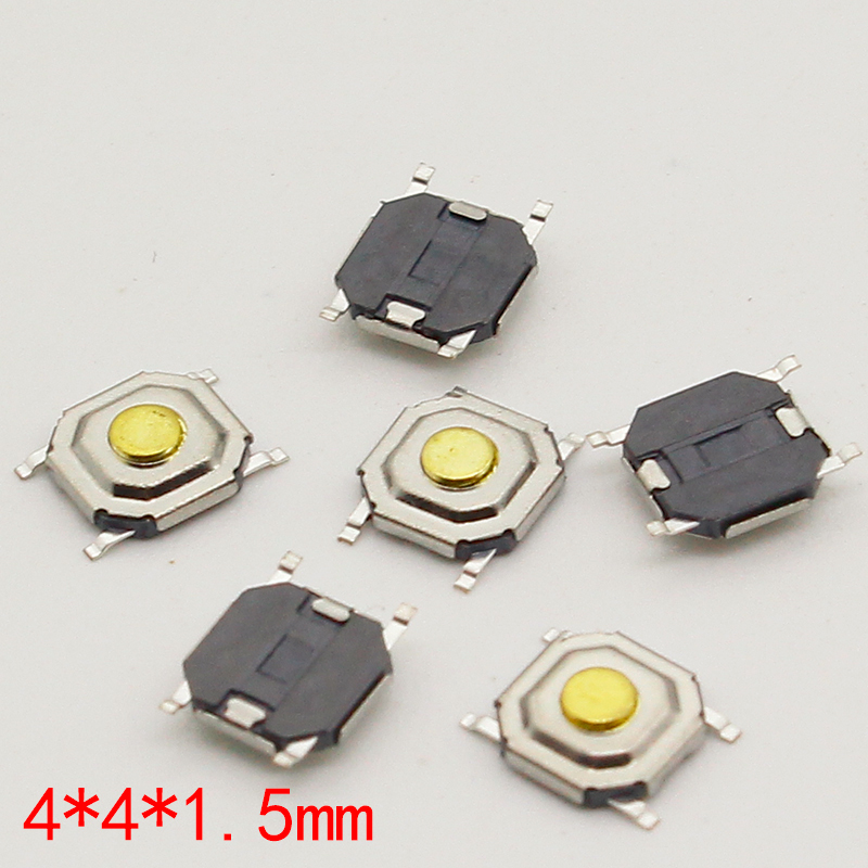 100 Teil/los SMD 4*4*1,5 MM 4X4X1,5 MM Tactile Tact Push Button Micro – Bild 3