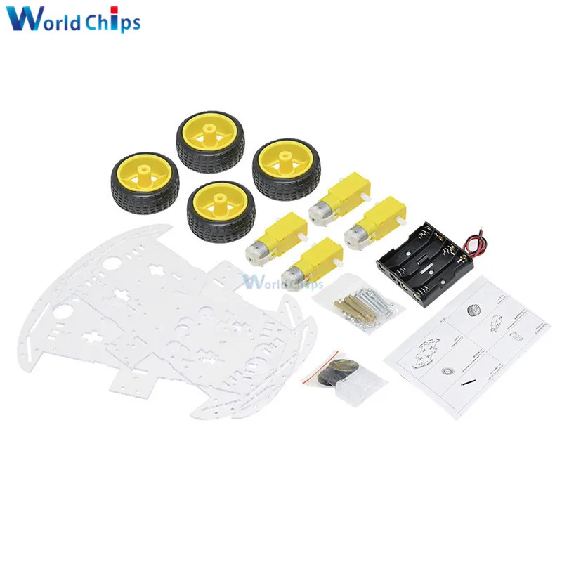 Smart Auto Kit 4WD Smart Roboter Auto Chassis Kits Auto – Bild 5