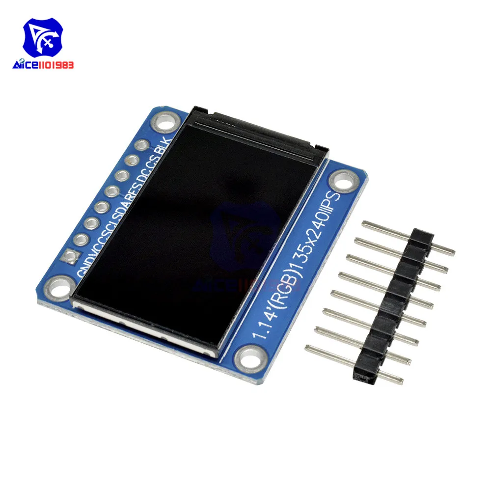 Diymore 1,14 zoll SPI 240x135 RGB TFT LCD Display Modul ST7789 IPS HD – Bild 5