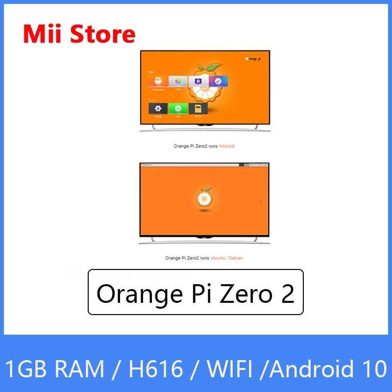 Orange Pi Zero 2 Entwicklungsboard 1GB RAM mit Allwinner H616 Chip – Bild 4