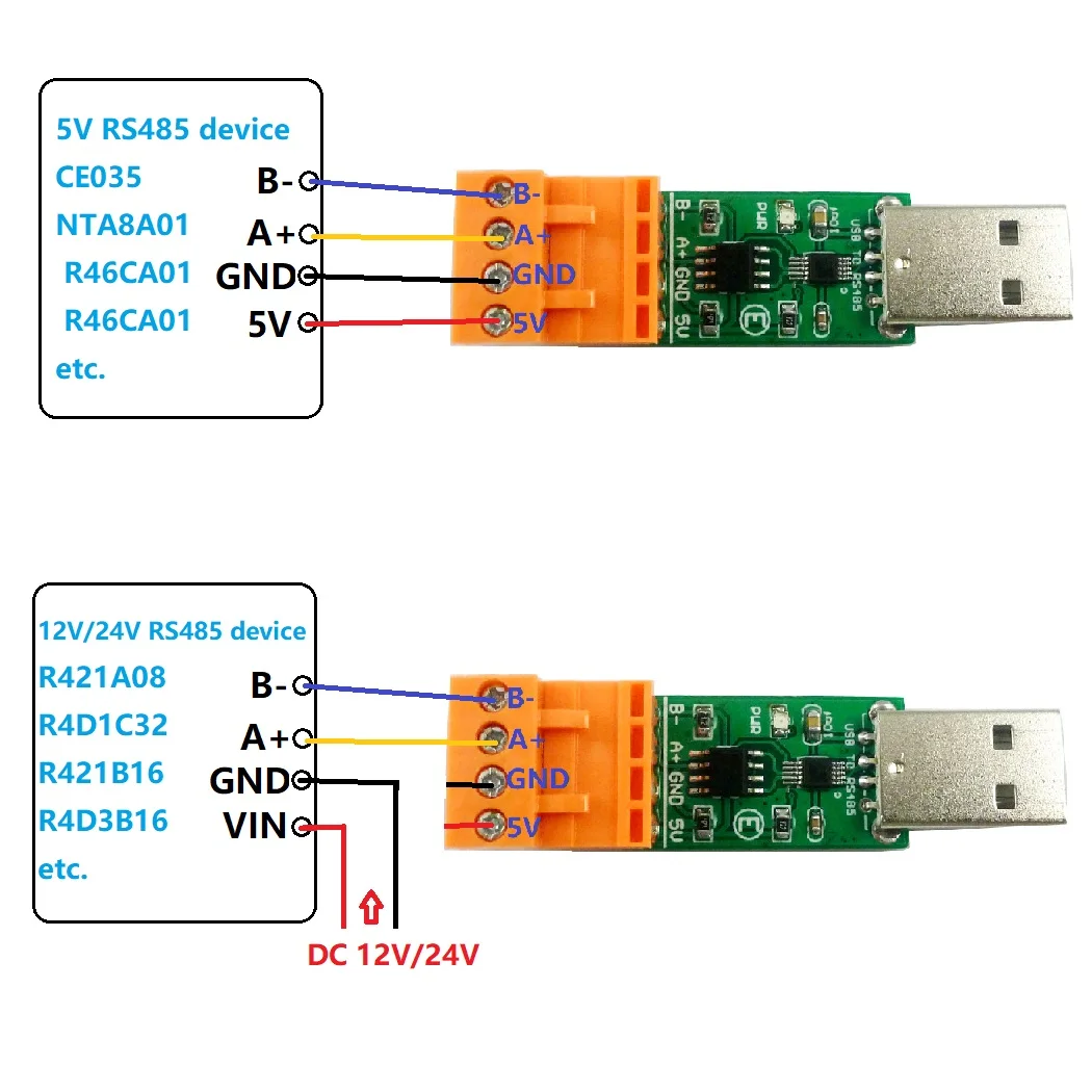 USB-zu-RS485-Bus-Konvertermodul CH340 Industriequalität IC SP485 – Bild 3