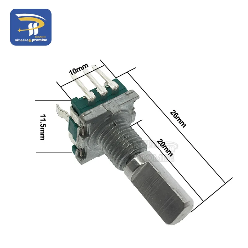 Halb Drehgeber Code Schalter/EC11/Digital Potentiometer (5 Stück) – Bild 6