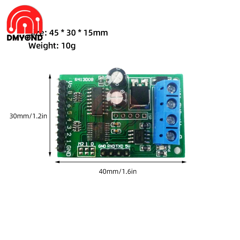 Rs485 dc 5v/6-24v Relais modul 8-Kanal rs485 (ttl) modbus rtu Steuer – Bild 6