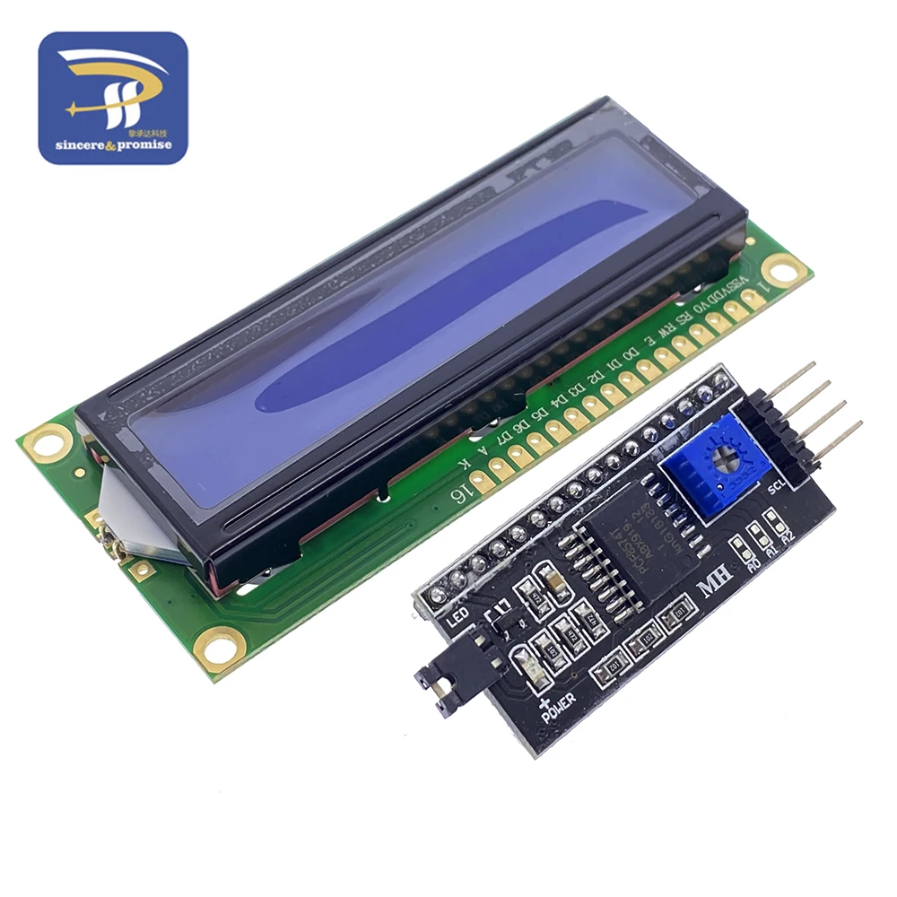 LCD1602 PCF8574T PCF8574 IIC/I2C/Schnittstelle 16x2 Zeichen LCD – Bild 5