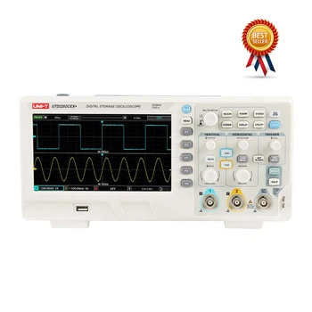 UNI-T UTD2202CEX+ Digitales Oszilloskop USB Dual Channel 200 MHz 1G Abtastrate Hochspannungssonde PC LCD