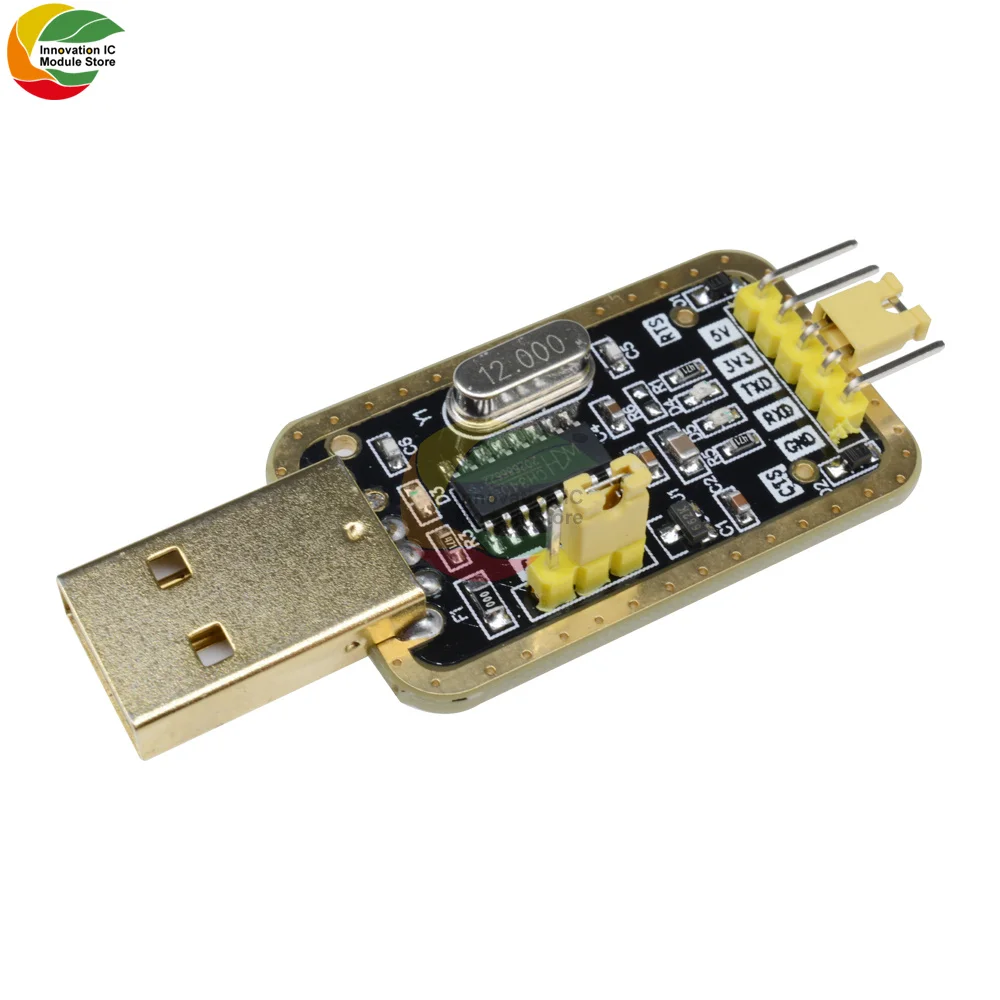 Ziqqucu CH340 CH340G USB Programmierer Modul RS232 zu TTL Modul – Bild 2
