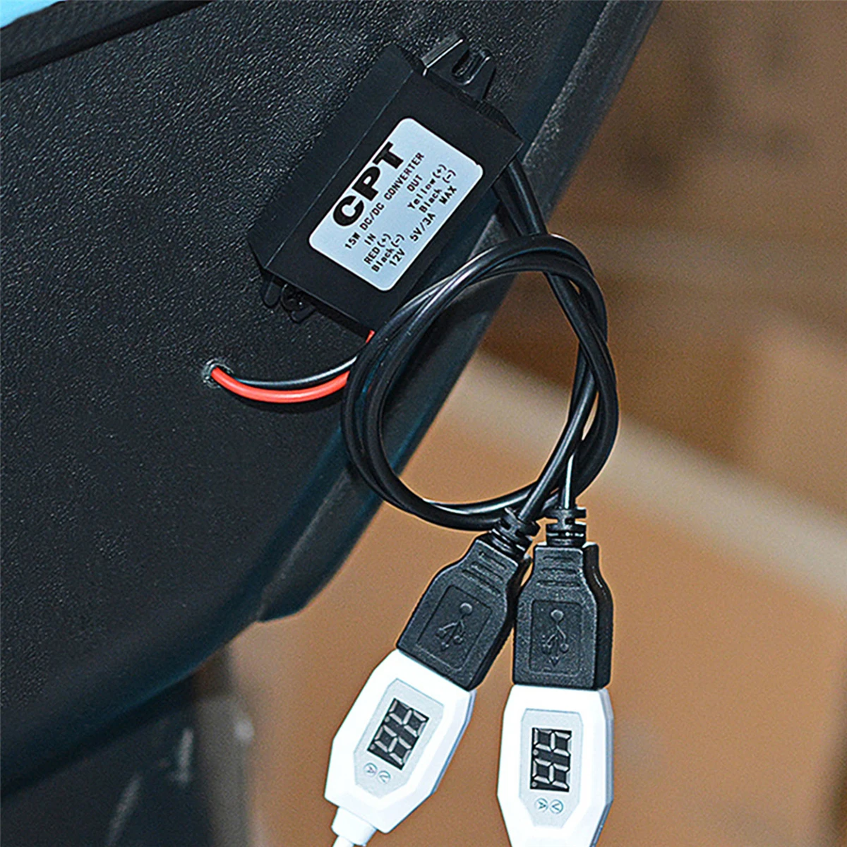 12V auf 5V 3A 15W DC Konverter Buck Modul Netzteil Regler Dual USB – Bild 6