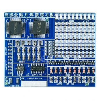 1kit SMT SMD Komponente Schweißen Praxis Board Löten DIY Kit Widerstand Diode Transistor Durch Start Lernen