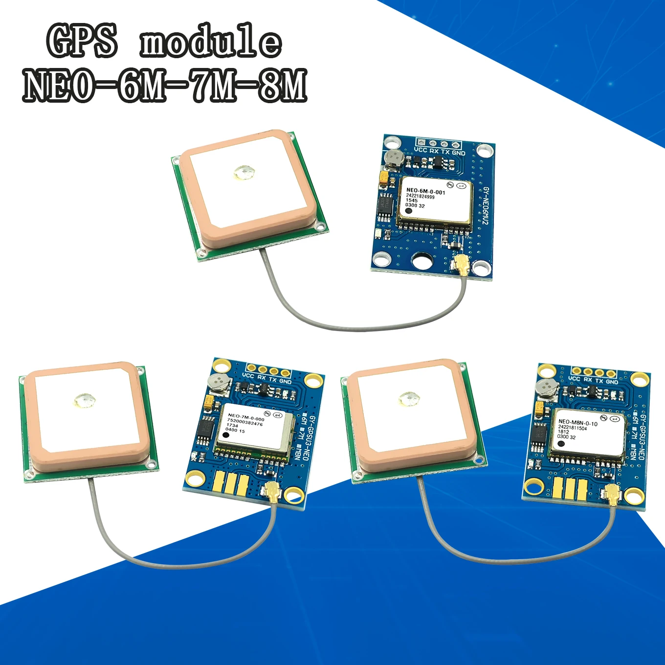 GY-NEO6MV2 GY-NEO7MV2 GY-NEO8MV2 NEO-6M NEO-7M NEO-8M GPS-Modul mit Flight Control EEPROM MWC APM2.5 große