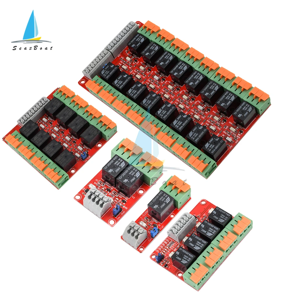 1 2 4 8 16 kanal 5V 20A Relais Modul Board Schild mit Optokoppler Unterstützung High und Low Level trigger