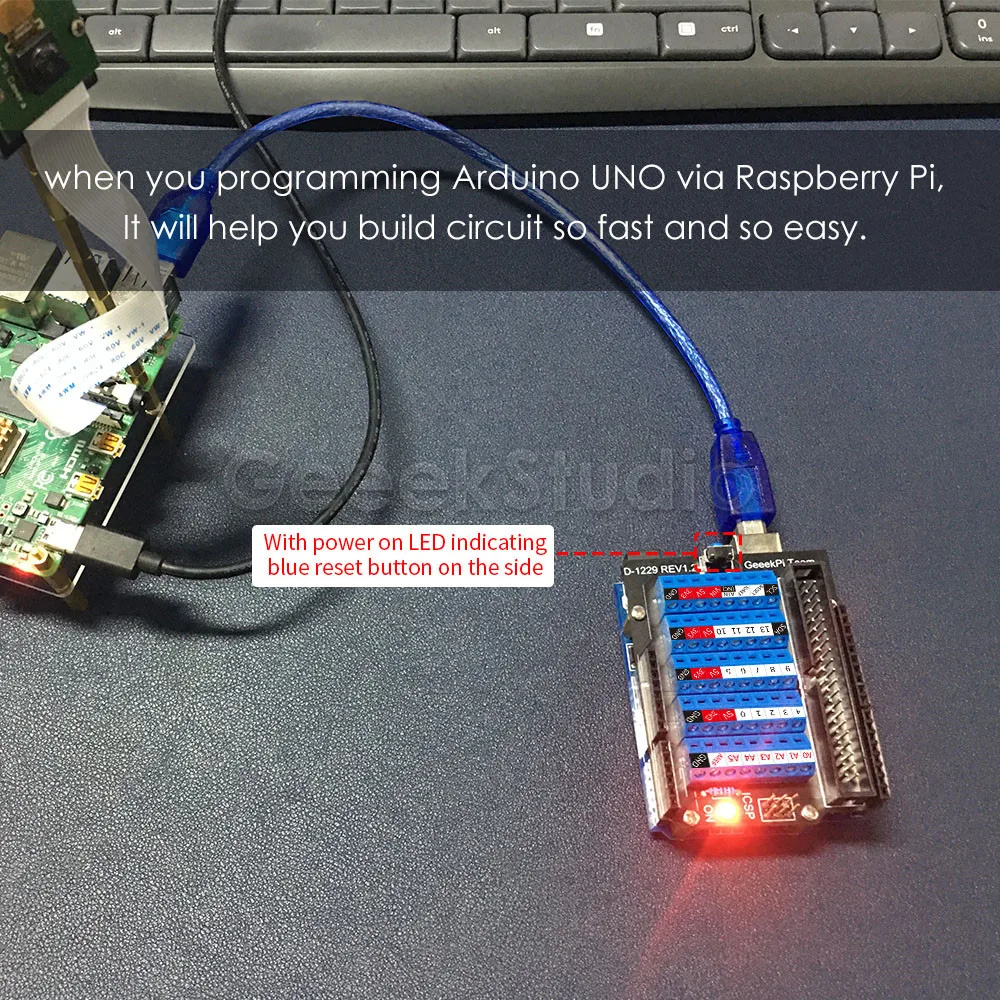 Arduino UNO Schraube Terminal Hut Expansion Board Presoldered ICSP – Bild 5