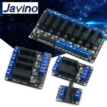 1 2 4 8 Kanal 5V DC Relaismodul Solid State High Level SSR AVR DSP G3MB-202P Relais für Arduino