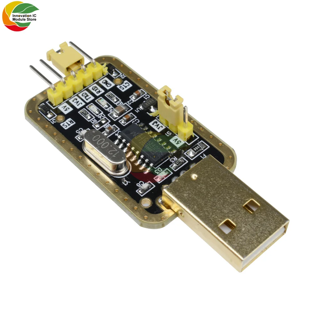 Ziqqucu CH340 CH340G USB Programmierer Modul RS232 zu TTL Modul – Bild 6