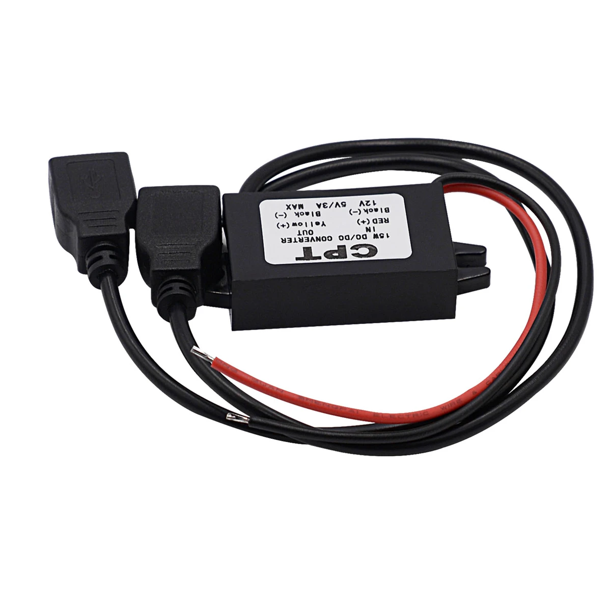 12V auf 5V 3A 15W DC Konverter Buck Modul Netzteil Regler Dual USB – Bild 2