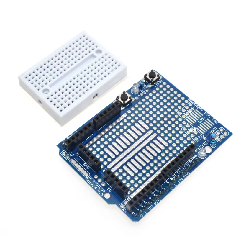 10PCS UNO Proto Shield prototyp erweiterungskarte mit SYB-170 mini breadboard basierend Für ARDUINO UNO