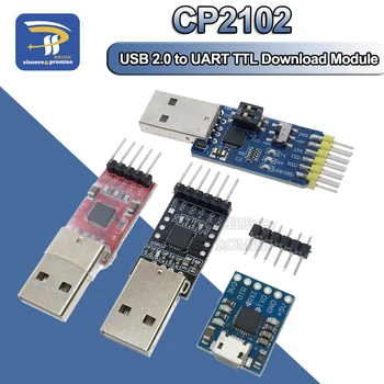 5PIN CP2102 USB 2,0 zu TTL 485 232 UART Modul 6Pin Serial Converter STC Ersetzen FT232 Adapter Modul 3,3 V/5V