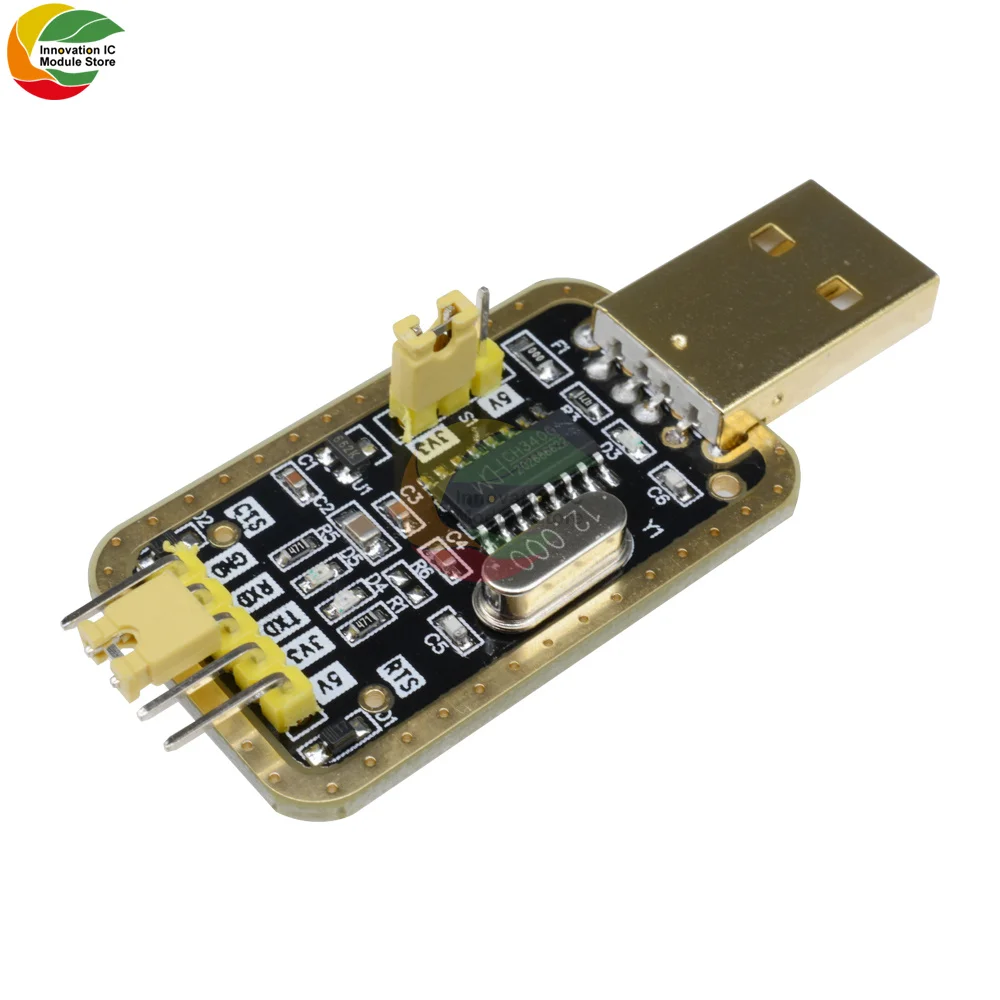 Ziqqucu CH340 CH340G USB Programmierer Modul RS232 zu TTL Modul – Bild 5