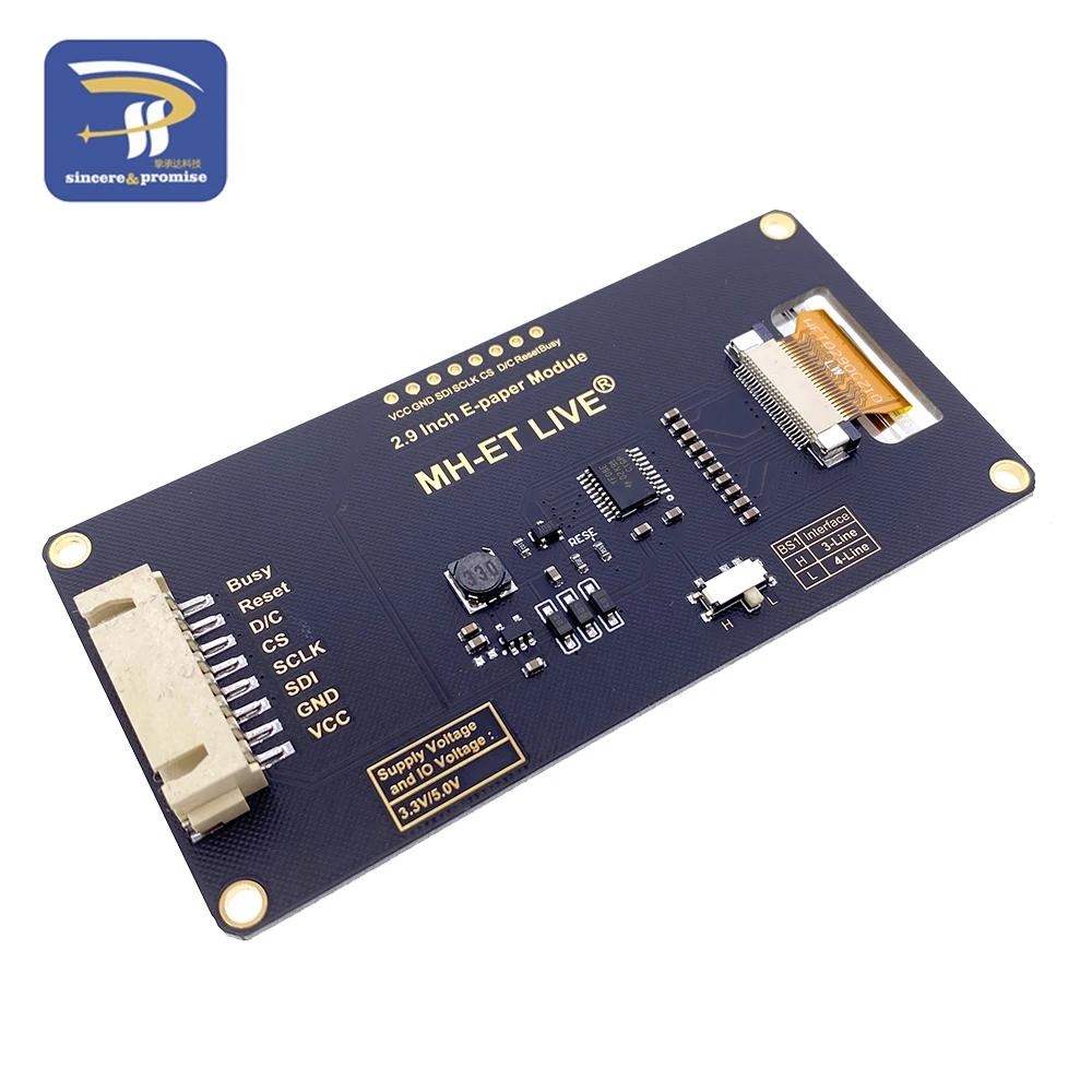2.9 "2,9 Inch Epaper Modul E-papier E-Tinte EInk Display Bildschirm – Bild 4