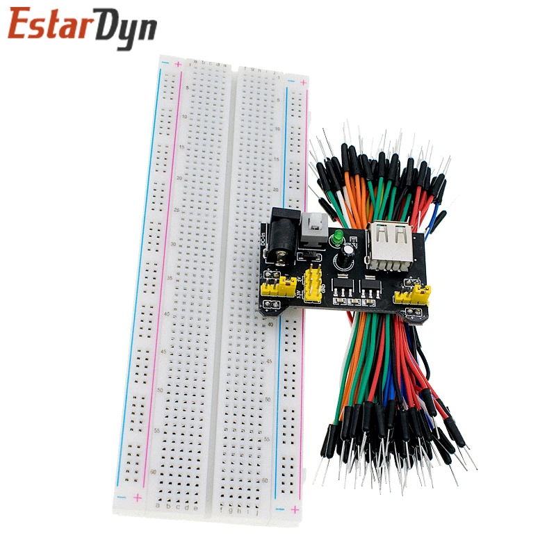 3,3 V/5 V MB102 Breadboard-Leistungsmodul + MB-102 830 Punkte – Bild 4