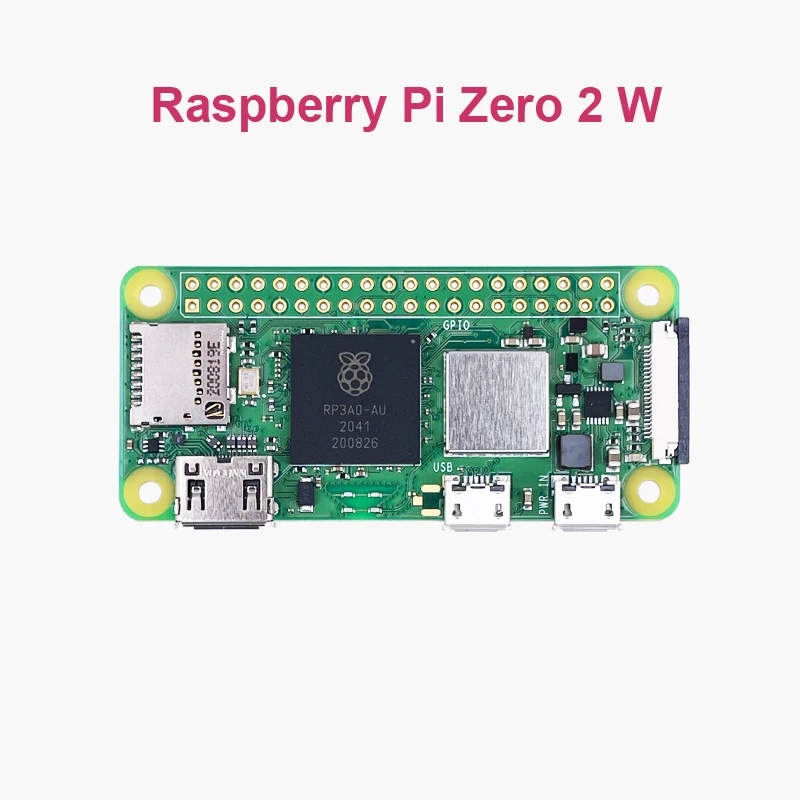 Raspberry Pi Zero 2W Mit RP3A0 Einem Quad-Core 64-Bit ARM Cortex-A53 Prozessor 1GHz 512MB SDRAM Drahtloses LAN