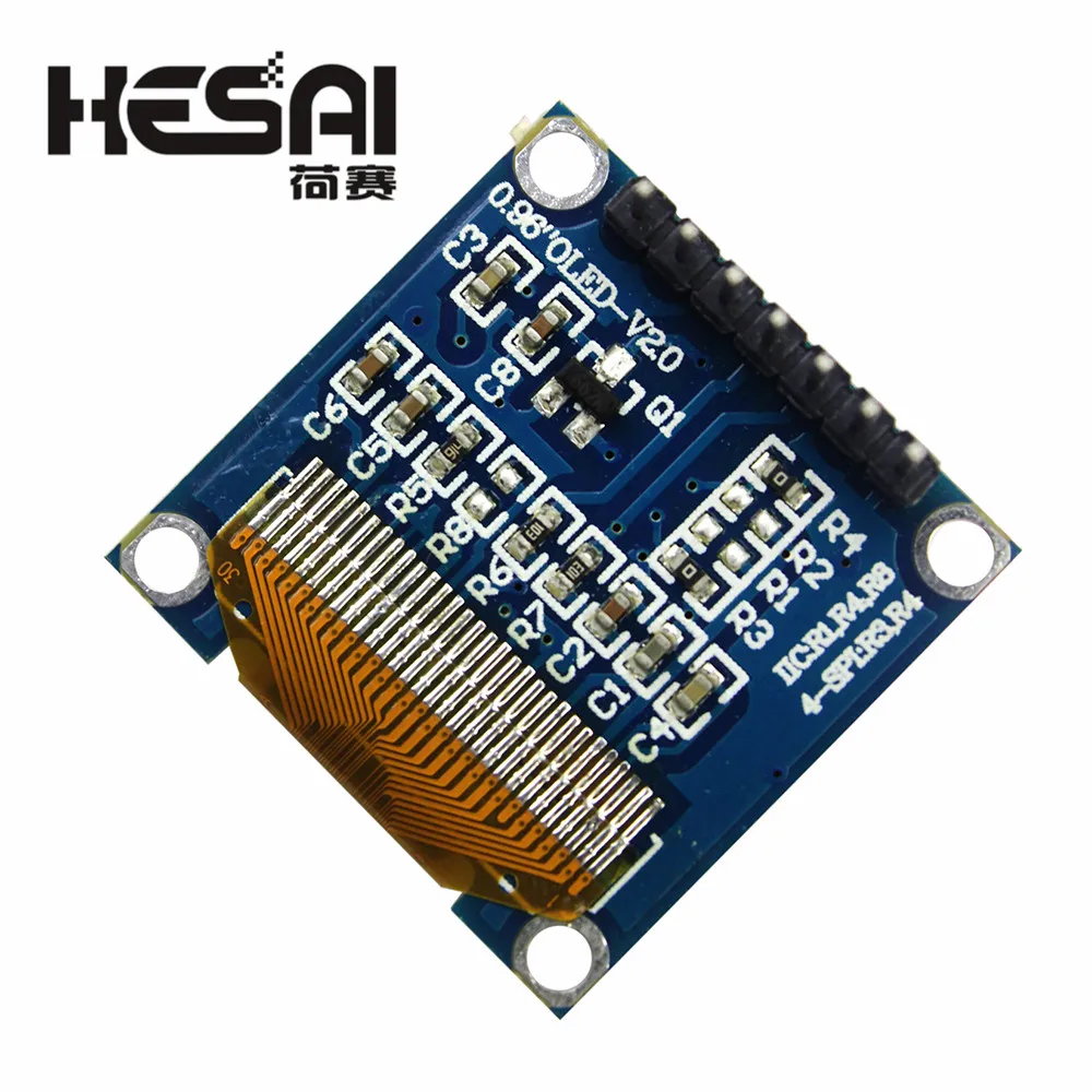 0,96 Zoll oled weißes Anzeige modul x 64 oled spi 7pin Treiber chip – Bild 4