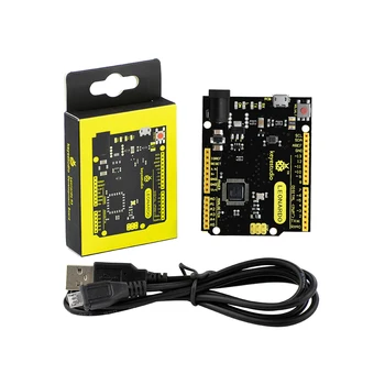 Keyestudio ATmega32U4 Leonardo R3 Board + 1M Micro USB Kabel Für Arduino Leonardo DIY Projekt
