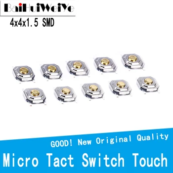 Micro Takt Schalter Touch 4*4*1,5mm 4x 4x 1,5mm SMD Tactile Takt Push taste Micro Schalter (100 Stück)