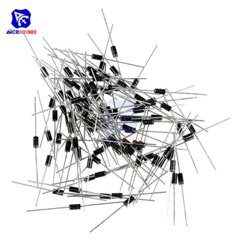 Diymore 100 Teile/los 1N4007 Diode, Diode Standard 1000V 1A Durch Loch TUN-41 1n4007 Rectifier Diode