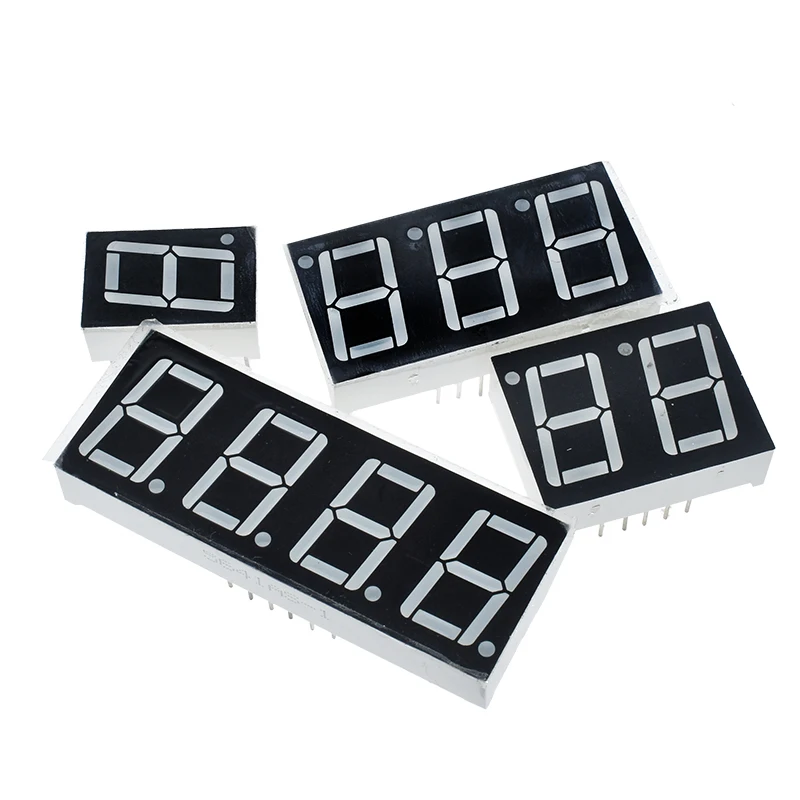 0,56 zoll LED display 7 Segment 1 Bit/2 Bit/3 Bit/4 Bit Digit Rohr Rot gemeinsame Kathode/Anode Digital 0,56