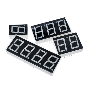 0,56 zoll LED display 7 Segment 1 Bit/2 Bit/3 Bit/4 Bit Digit Rohr Rot gemeinsame Kathode/Anode Digital 0,56