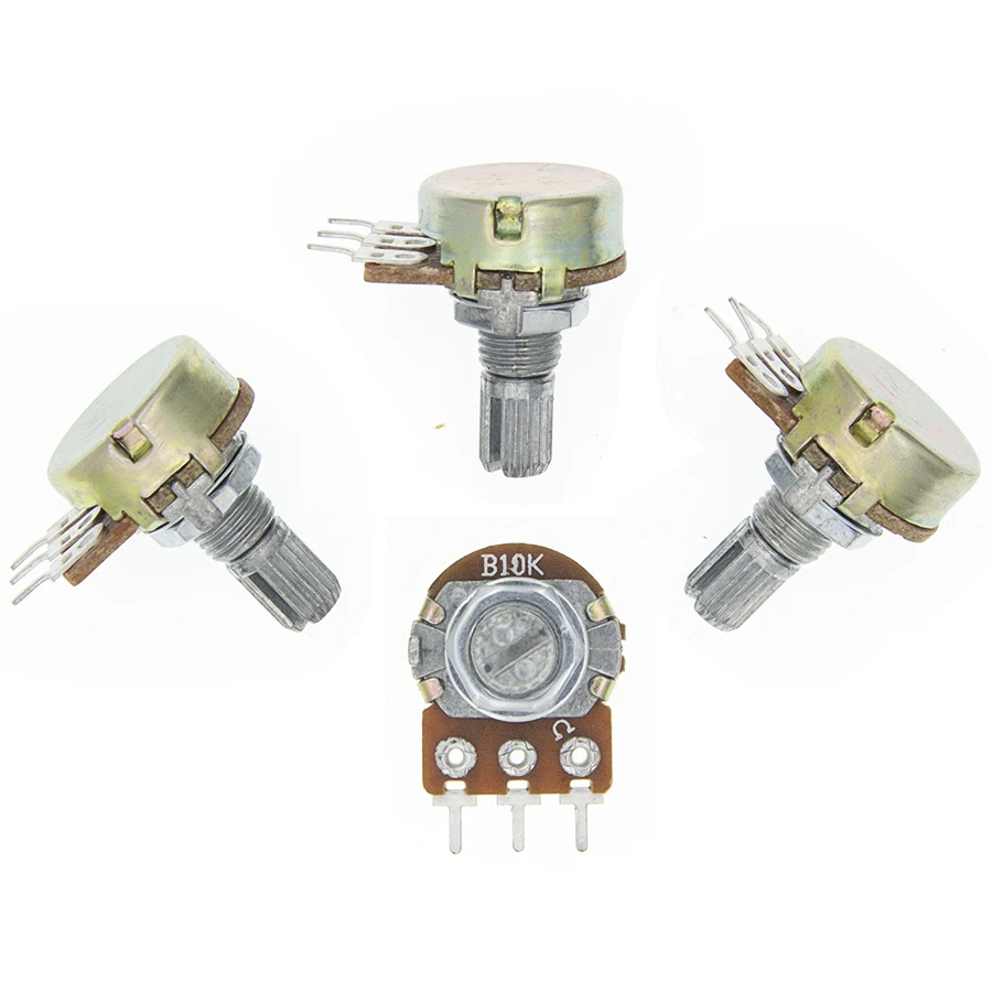 WH148 B1K B10K B50K B100K B1M 3Pin Linear Potentiometer (10 Stück) – Bild 2