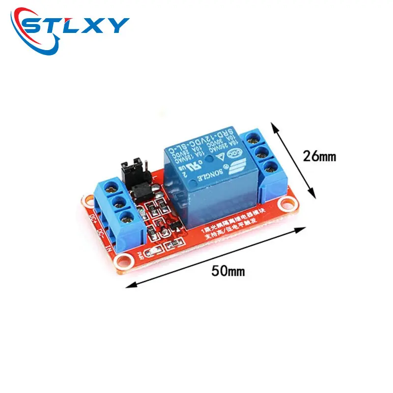 1-Kanal 5V 12V 24V Relaismodul-Board Shield mit Optokoppler – Bild 6