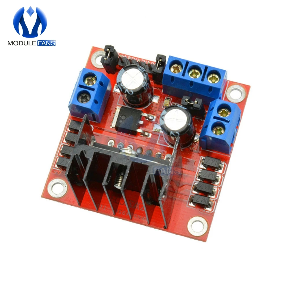 25W L298N Dual Kanal H Brücke DC Stepper Motor L298N Drive Controller – Bild 4