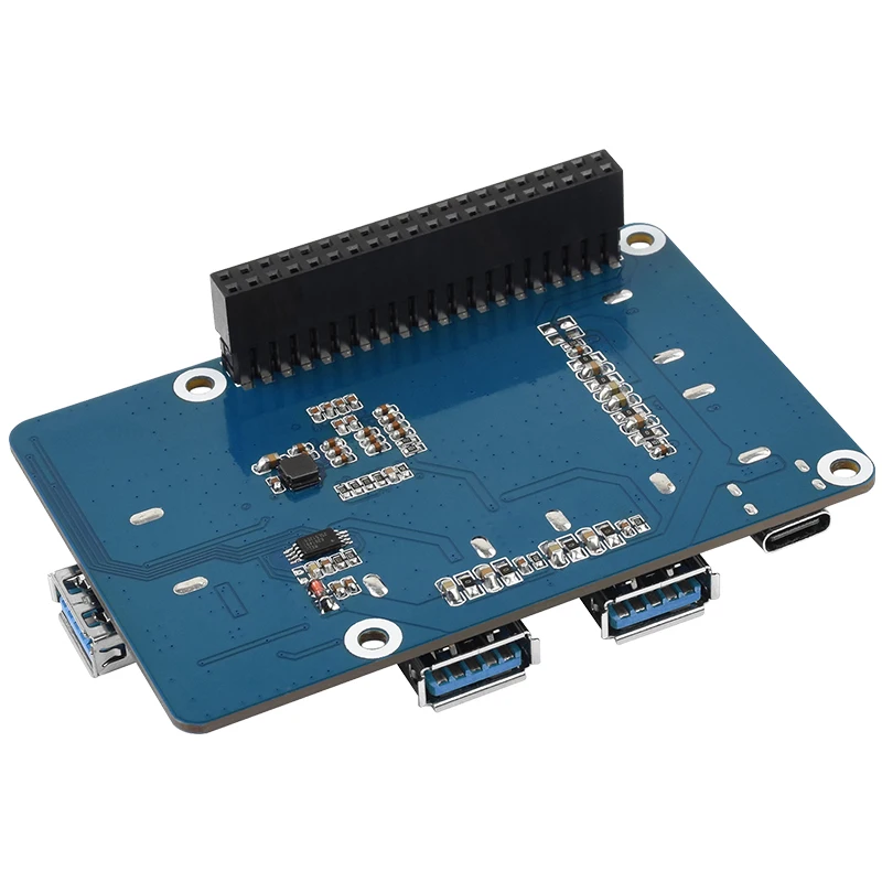 Raspberry Pi USB-Hub-Hut, USB-Erweiterungsplatine, 4 x USB-Anschluss – Bild 2