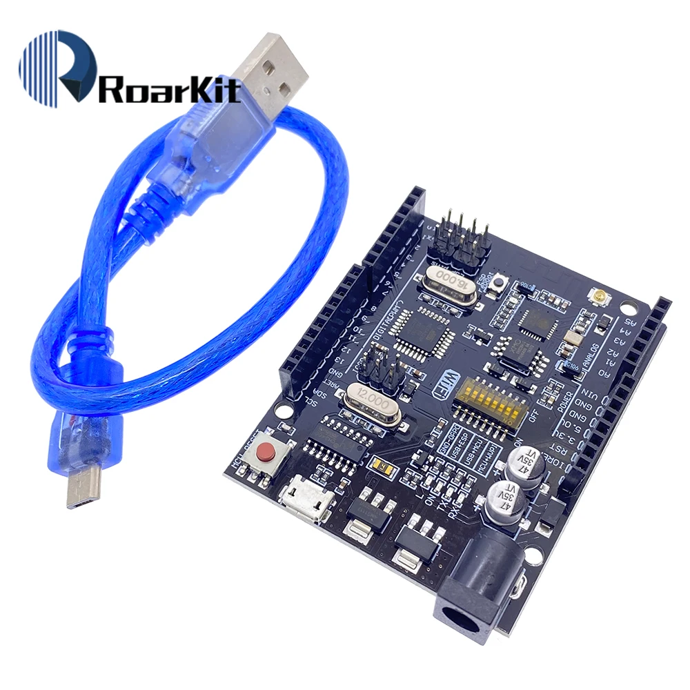 UNO R3 + WiFi ATmega328P + ESP8266 (32Mb speicher) USB-TTL CH340G – Bild 6
