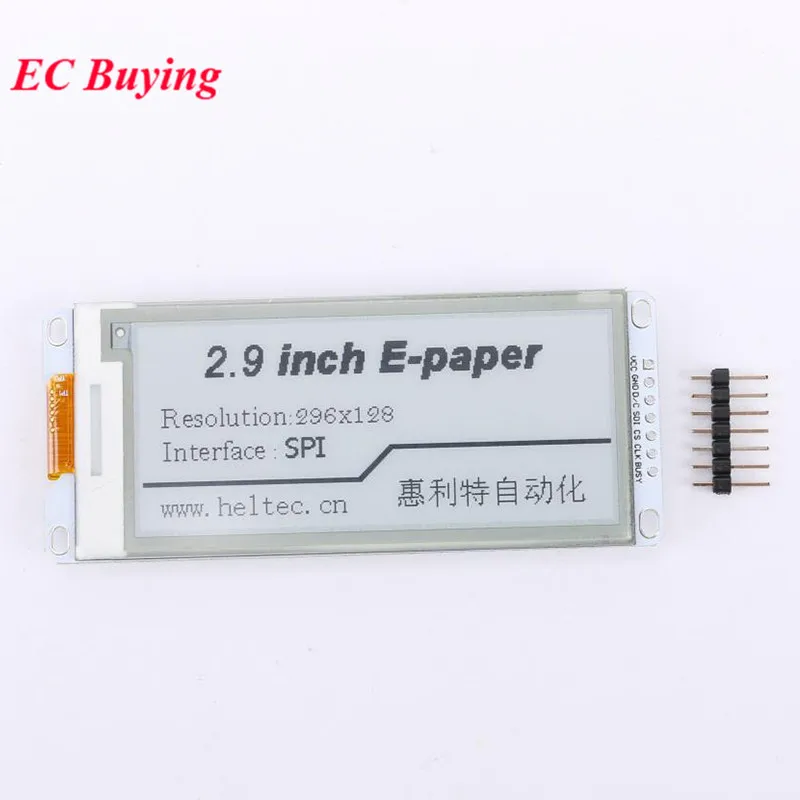 2,9 Zoll E-Paper Modul E-Ink Display Bildschirm FFC für Arduino 2,90' – Bild 3