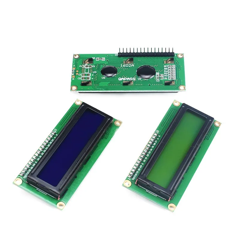 LCD1602 1602 LCD-Modul Blauer / Gelbgrüner Bildschirm 16x2 Zeichen – Bild 2