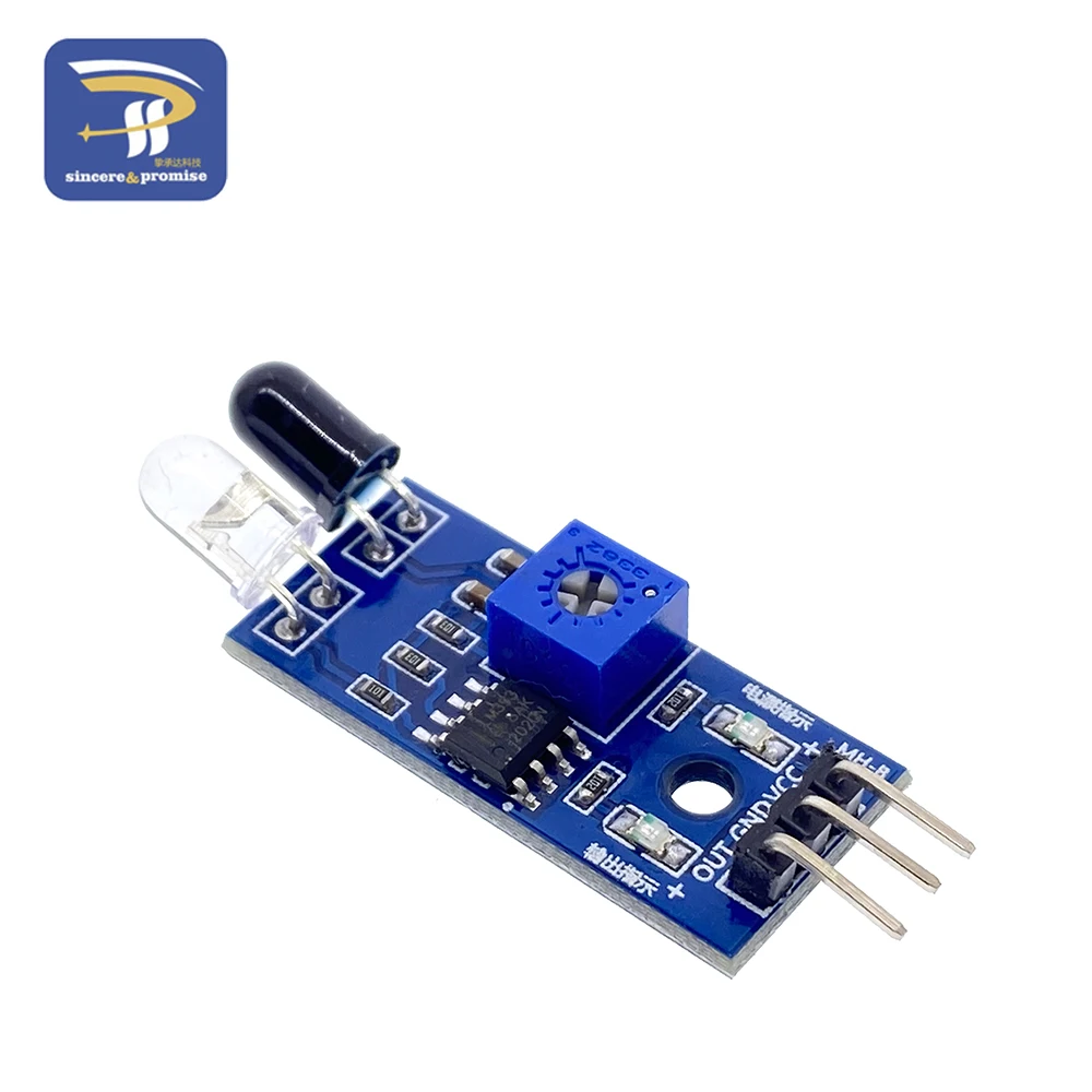 IR Infrarot Hindernis Vermeidung Sensor Modul Für Arduino DIY Smart – Bild 3