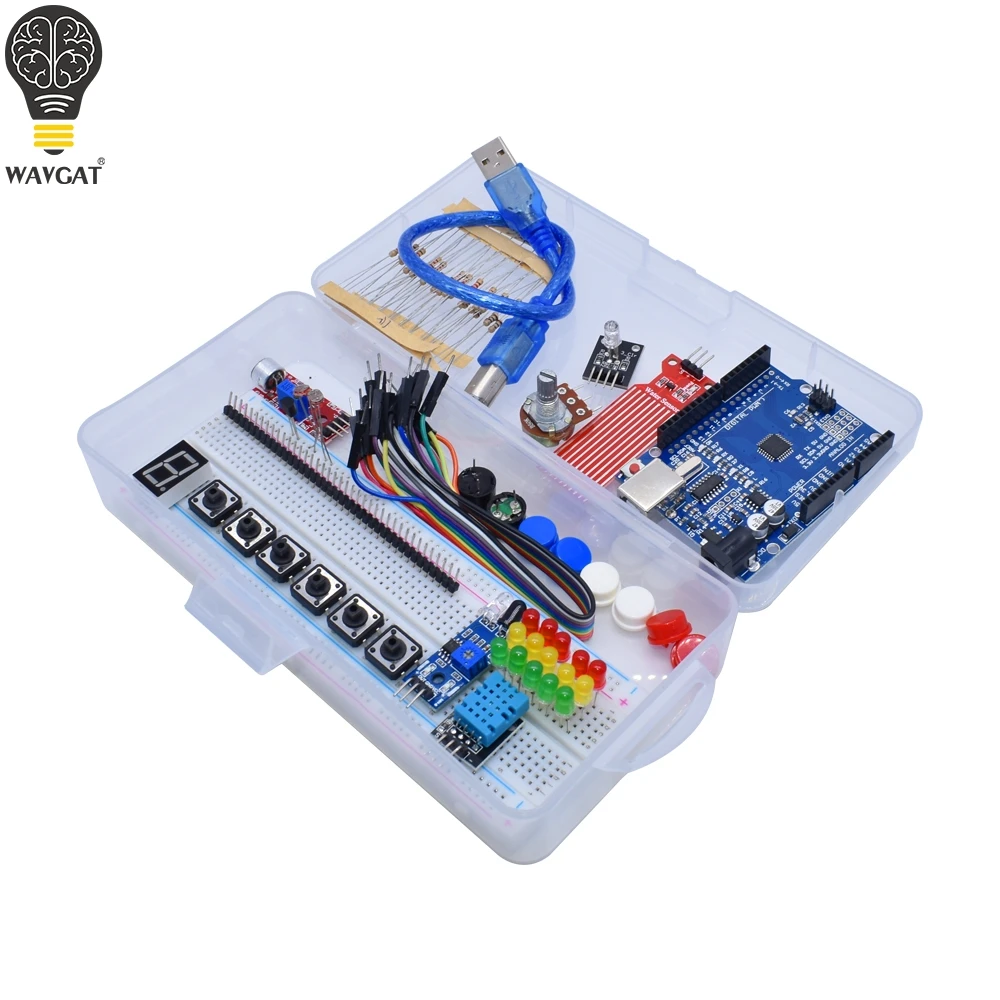 Starter Kit für Arduino Uno R3 Breadboard Basic, einfaches Lernset