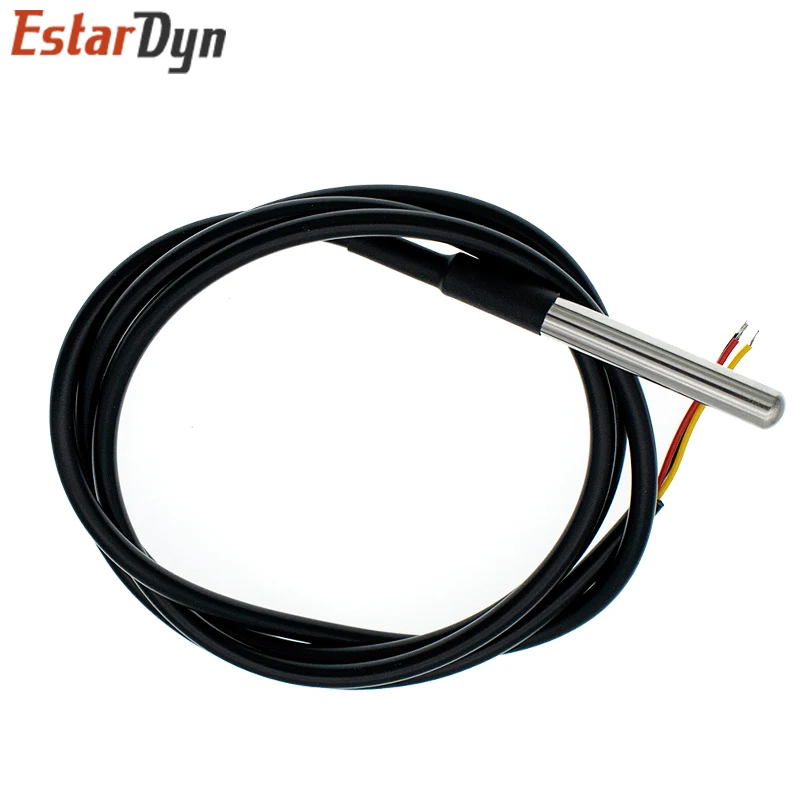 DS18B20 Temperatursensor-Modul-Kit Wasserdichtes 100CM Digitales – Bild 6