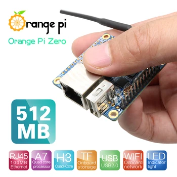 Orange Pi Zero 512MB H3 Quad-Core, Open-Source-Einplatinencomputer, läuft mit Android 4.4, Ubuntu, Debian