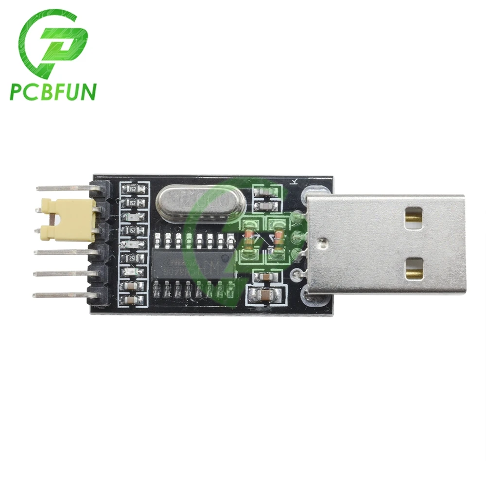 USB zu TTL Konverter UART Modul CH340G 3,3 V 5V Schalter (2 Stück) – Bild 2