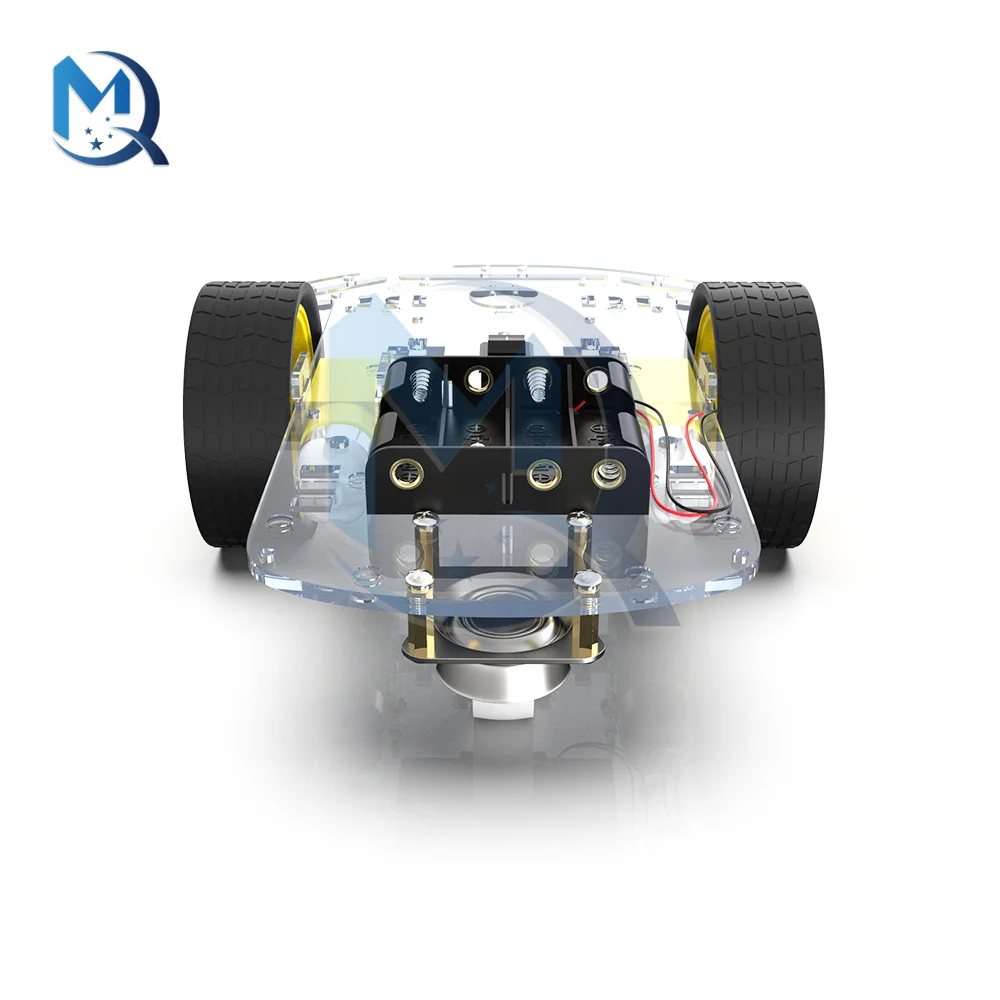 Smart Roboter Auto 2WD Motor Chassis /Tracing Fernbedienung Zwei-rad – Bild 6
