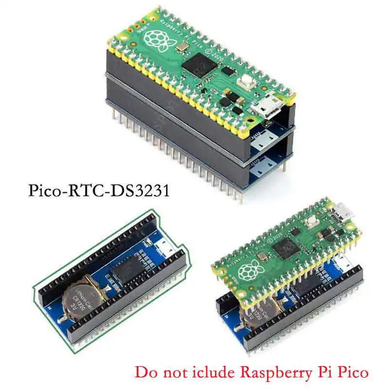 Raspberry Pi Pico Onboard DS3231 Chip-Präzisions-RTC-Modul – Bild 2
