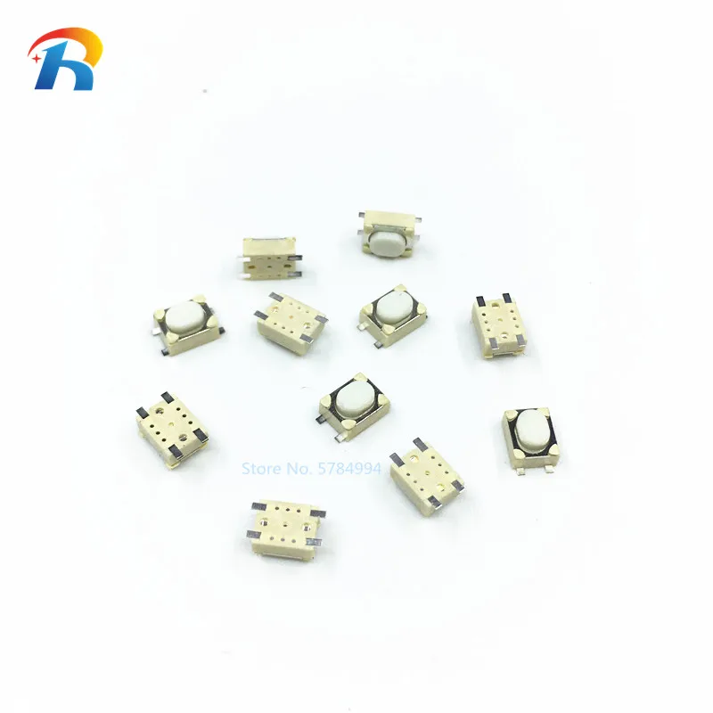 4 PIN mikroschalter schalter push-taste 3x 4x 2,5 mini (1000 Stück) – Bild 3