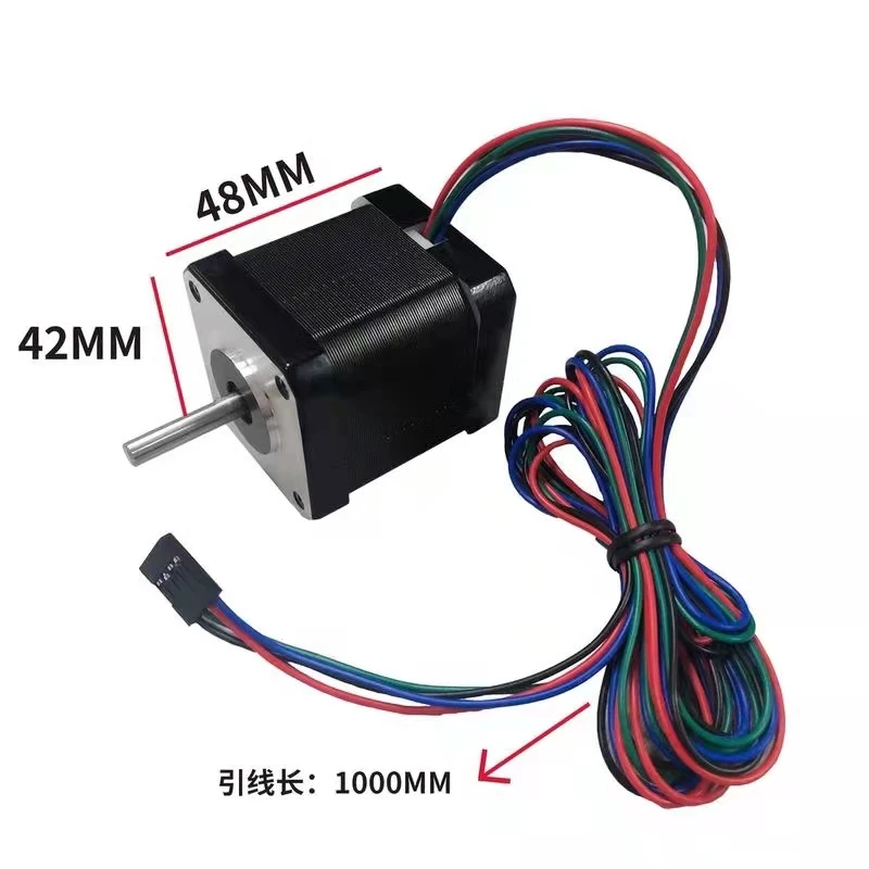 Förderung!!!Nema 17 Stepper Motor 4-blei 48mm Nema17 Motor 59Ncm 2A 17HS19-2004S1 Motor 1 m Kabel für 3D