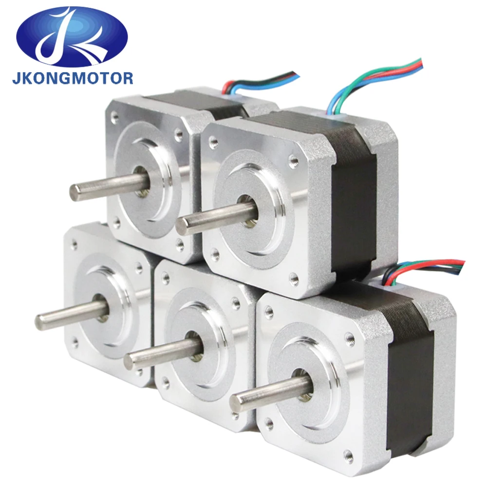 Jkongmotor 5 stücke Nema 17 Stepper Motor 34mm 42BYGH 28N.cm 4-blei – Bild 2